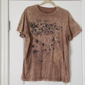 Mineral washed large T-shirt SEVEN7